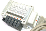 SMC 6 SOLENOID 24 VOLT STACK UP BANK ASSEMBLY VQC2101N-5