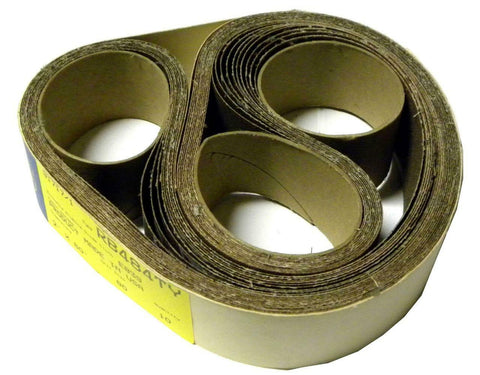 NEW HERMES ABRASIVE RB484TY 2" X 60" 80 GRIT PACK OF 10 SANDING BELT