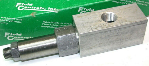 Fluid Controls Inc Cartridge Hydraulic Valve 1G11-P3-4SV NIB
