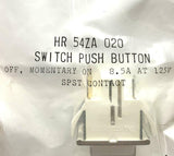 Factory Authorized Parts HR54ZA020 Switch Push Button 125 Volts 8.5 Amps (2 Avai