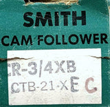 Smith CR-3/4-XB Cam Follower 0.7500" Roller Diameter X 0.5000" Roller Width