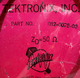 Tektronix 012-0076-00 50-Ohm 20-Inch BNC Cable W/ Connector
