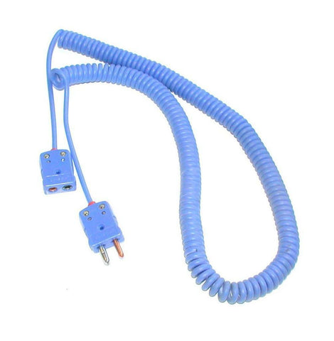 NEW OMEGA  BLUE SPIRAL THERMOCOUPLE EXTENSION CABLE TYPE T