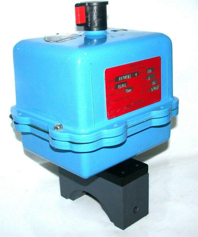 VERY NICE ASAHI/AMERICA SERIES AV ELECTRIC VALVE ACTUATOR A87M2WJ (2 AVAILABLE)