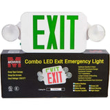Morris Products 73042 Green LED Exit Emergency Light 33 Lumens (4 Available)