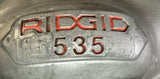 Ridgid 535 Pipe Threader w/ Cart 10A 115V Single Phase 1/8" to 2" 1/4" to 2"