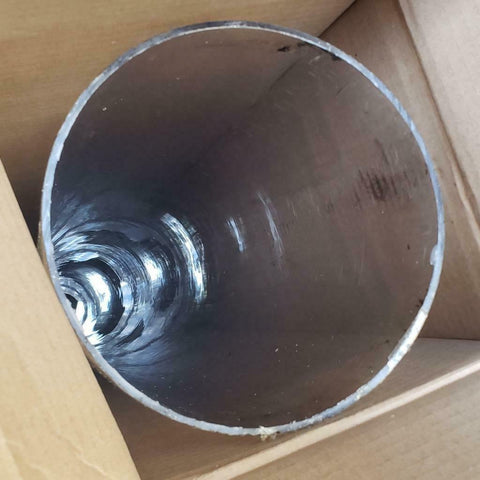 96" X 7-3/4" x 8" Clear Polycarbonate Round Tube 1/8" Thick Plastic Tubing