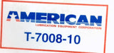 American Lubrication T-7008-10 1/8" PTF 45° Brass Grease Fitting 0.98" Length