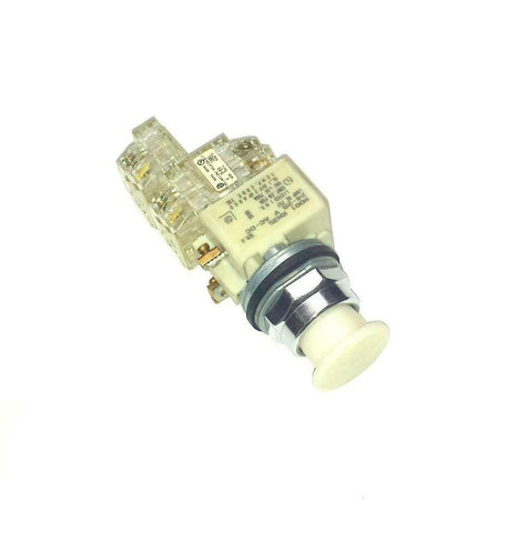 Square D 9001KM35  Mushroom Cap White Pushbutton 1 N.O. Contact
