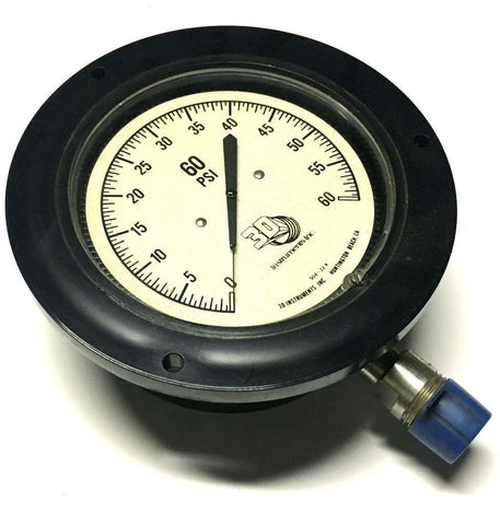 3D INSTRUMENTS CO. 504-22A PRESSURE GAUGE 0-60 PSI