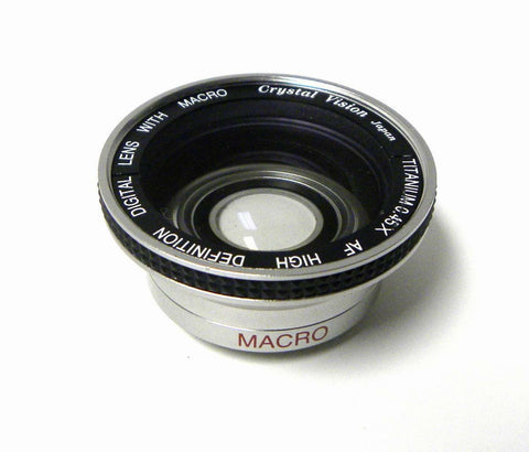 CRYSTAL VISION TITANIUM 0.45X AF HIGH DEFINITION DIGITAL LENS WITH MACRO