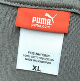 Puma Men's Graphic Charcoal Short Sleeve Shirt Size X-Large