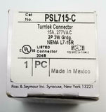 Pass & Seymour PSL715-C Turnlok Connector 15A 2P 3W 277VAC (2 Available)