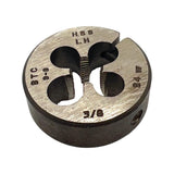 Greenfield Industries 23225 Carbon Steel Round Adjustable Die 1-1/2" OD x 1/2" W