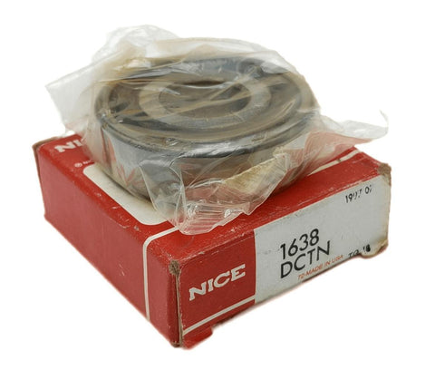Nice 1638 DCTN Deep Groove Ball Bearing Double Sealed  0.75" x 2" x 0.5625"