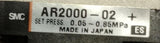 SMC AR2000-02 Pneumatic Air Pressure Regulator W/ Gauge 0.05-0.85MPa 1/4" NPT