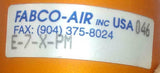 New Fabco-Air  E-7-X-PM   Pancake Air Cylinder Double Acting Made in USA