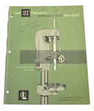 CINCINNATI D-142 STATIONARY HEAD FLOOR DRILL DRILL 21" BROCHURE