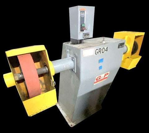 G&P VS-700 10" Dual Pedestal Grinder Polisher 7.5 HP 2400 RPM 208V 3 Phase