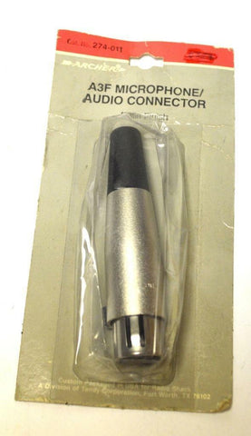 NEW ARCHER 274-011 A3F MICROPHONE/AUDIO CONNECTOR