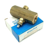 Deltrol Fluid Products FM20B Variable Flow Restrictor With Positive Shut-Off