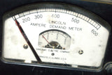 LINCOLN TYPE AD2 AMPERE DEMAND METER 0-600 AMPERES 2-42538 - SOLD AS IS