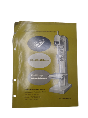 Buffalo Forge Company- No. 1 RPMSTER Bulletin 3257-C