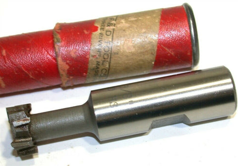 F&D 25/32" Diameter x 21/64" 8 Teeth Staggered Tooth T-Slot Cutter 14428-A1314
