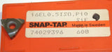 Lot of 8 New Seco Snap-Tap Indexable Carbide Threading Inserts 16EL0.5ISO P10