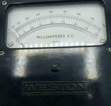 Weston 433 Milliamperes A.C. Voltmeter