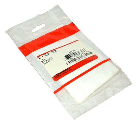 NEW INTERLINK IL-30B-WH 30 ICON LABELS BLANK WHITE