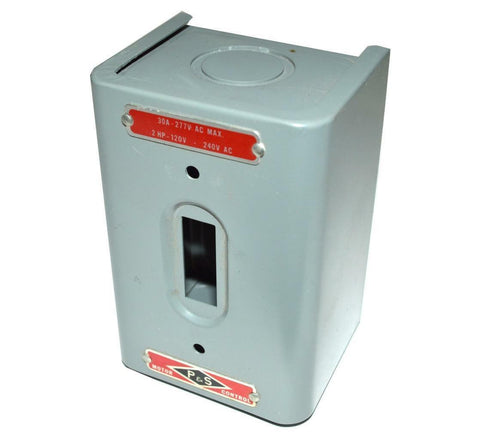 P&S MOTOR CONTROL ELECTRICAL ENCLOSURE 30 AMP 120 VOLT