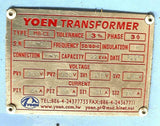 Yoen Type  MB-CE  3-Phase Transformer 22 KVA
