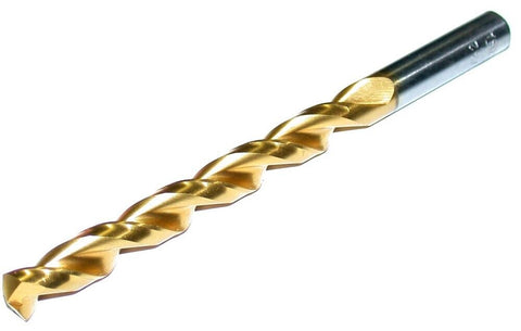 Chicago Latrobe 11/32" HSS TiN Coat 3-7/16 in Flute Lg Taper Length Drill 54064