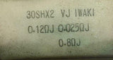 Iwaki  30SHX2  Ceramic Resistor 0.12 Ohm J 0.025 Ohm J  0.80 Ohm J