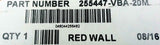 Cortelco 255447-VBA-20M Wall Mounted Corded Telephone W/ Volume - Red