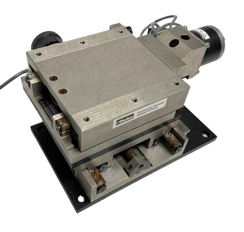 Parker 008-7781 Linear Actuator Stage Travel 6" x 6" w/ 2 Compumotor S57-51-M0