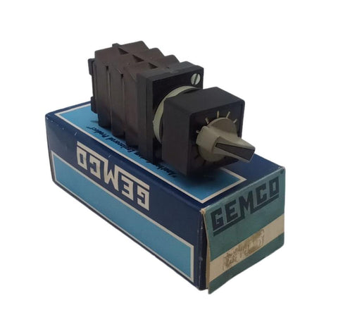 Gemco 405S5X121-Y-CC4-G-08  3-Position Selector Switch