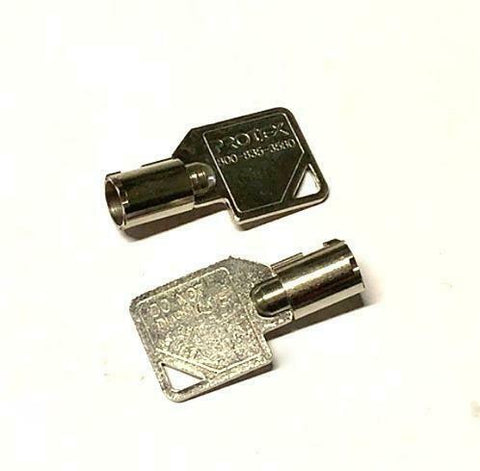 New Set of 2 Protex 810-1 Tubular Keys for Vending Machine (9 Available)