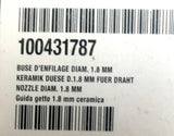 GF 100431787 Ceramic Nozzle 1.8mm Diameter