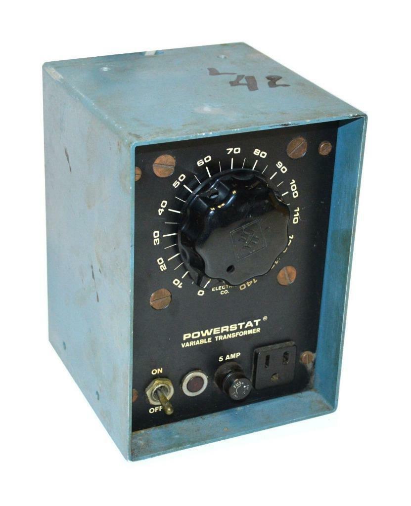 POWERSTAT 21-1103B VARIABLE TRANSFORMER 0-140 VAC @ 4.5 AMPS