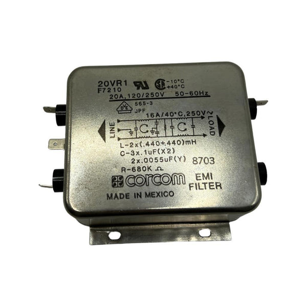 Corcom 20VR1 F7210 EMI Filter 120-250V 20A