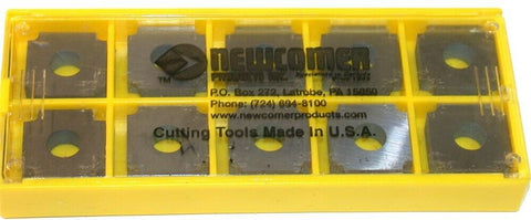 Lot of 10 New Newcomer Indexable Carbide Inserts SNMA-64IR4-N55