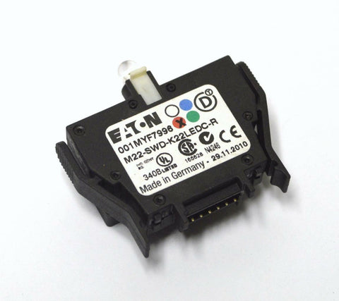 NEW EATON M22-SWD-K22LEDC-R SWITCH CONTACT BLOCK 2 POLE