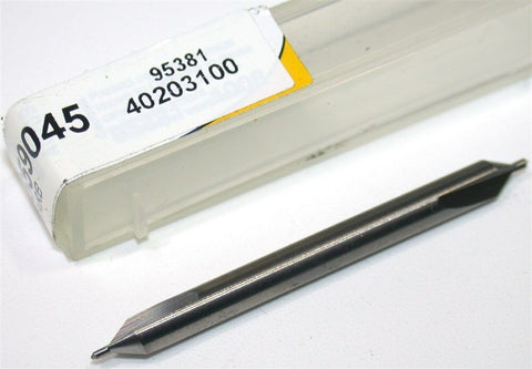 New M.A. Ford #0 Plain Cut 60° Incl Angle Carbide Drill & Countersink 00659045