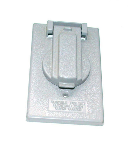 NEW GENERIC  AL1A S  WET LOCATION SPRING LOADED TOGGLE SWITCH COVER