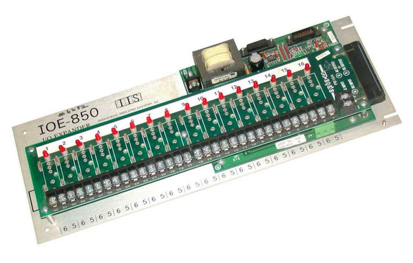 Industrial Indexing IOE-850 I/O Expander Module 115 VAC or 15 VDC 16-S