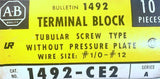 Allen Bradley 1492-CE2 Terminal Block Series A #1/0-#12 Wire Size Box of 10