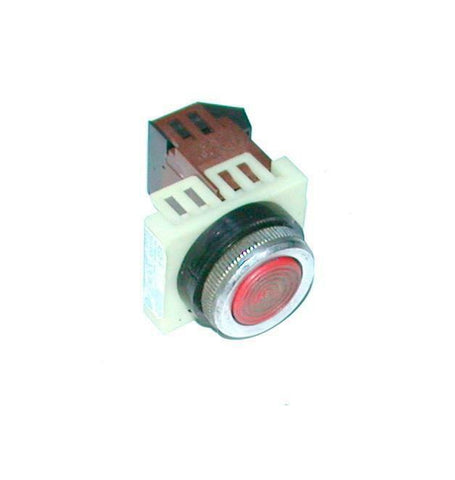 Fuji Electric  AH25-F Red Momentary Pushbutton  1 N.C. Contact