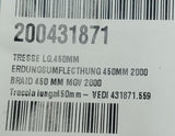Charmilles 200431871 Braided Power Supply Cable 450mm